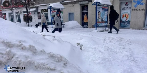 Жители Новосибирска массово жалуются на неубранный снег