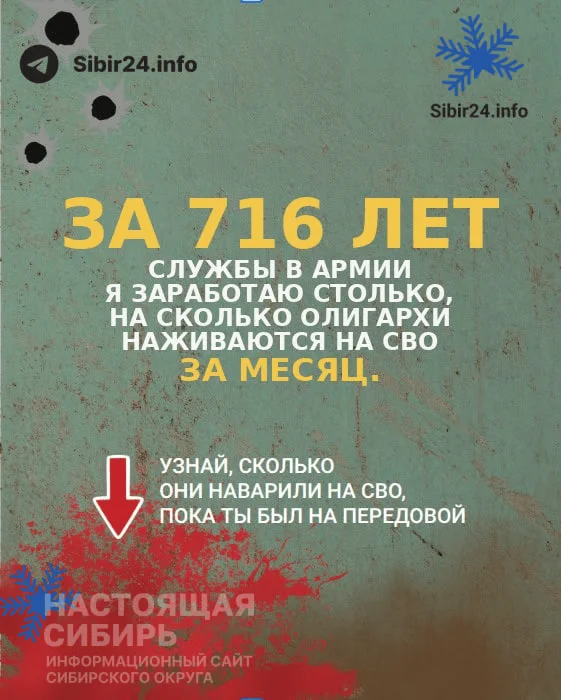 Стал известен разрыв в доходах между участниками СВО и олигархами